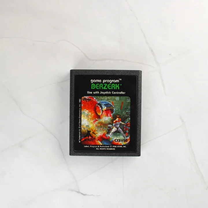 Berzerk Atari 2600 játék cartridge