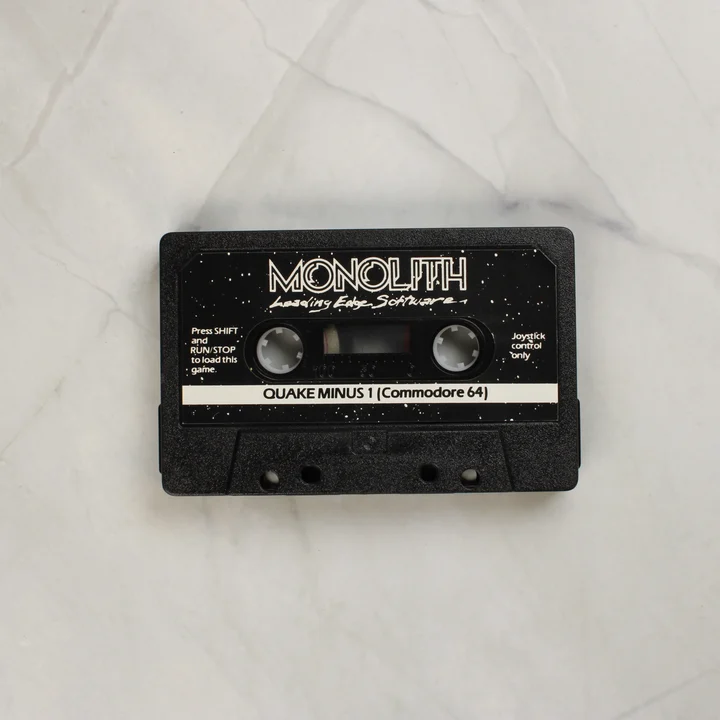 Quake Minus One Commodore 64 magnókazetta