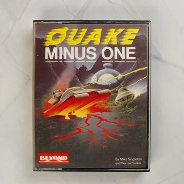 Quake Minus One Commodore 64 játék doboza elölről