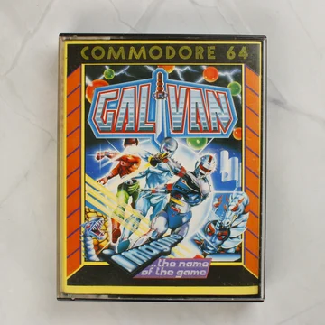 Galivan Commodore 64 videójáték tokja elölről