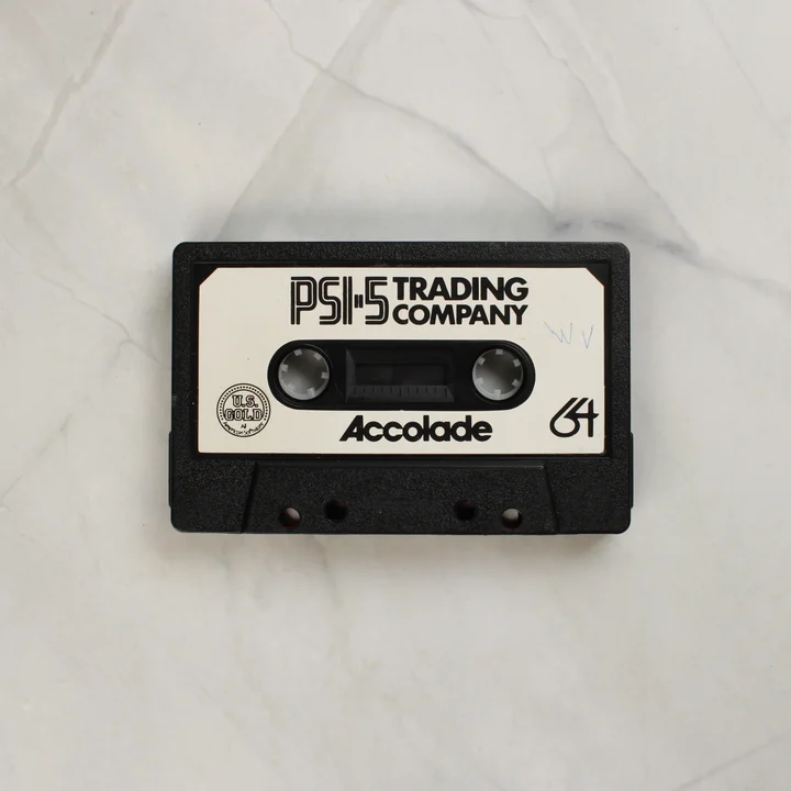 PSI-5 Trading Company Commodore 64 magnetofonkazetta fehér címkével