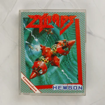 Zynaps Commodore 64 videójáték tokja elölről