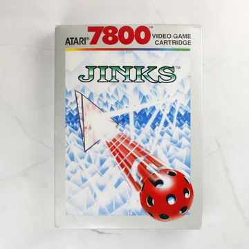 Jinks videójáték dobozának előlapja Atari 7800 konzolhoz