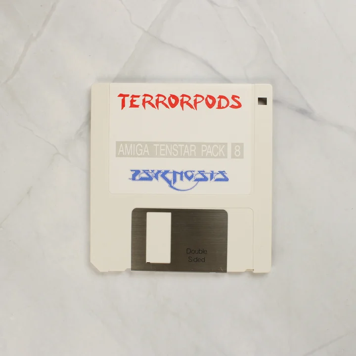 Terrorpods floppy lemez Terrorpods 3,5 colos floppy lemez Amiga géphez