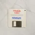 3,5 colos Amiga floppy lemez Mercenary felirattal
