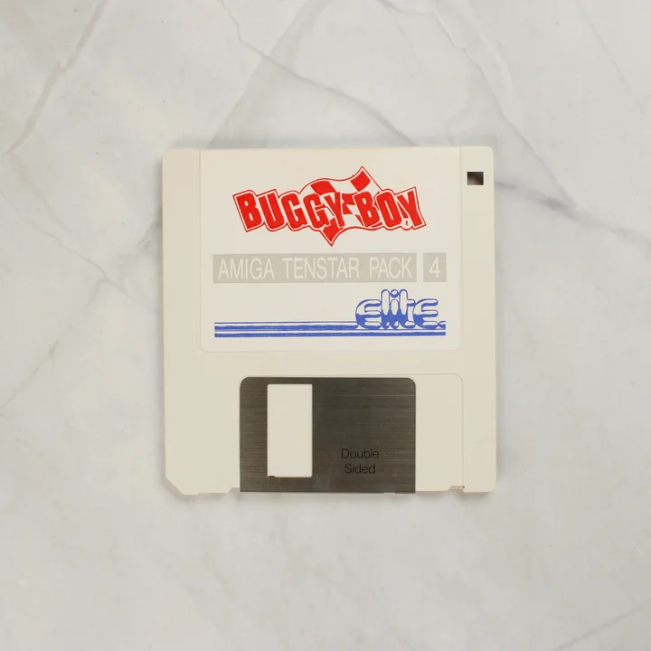 Buggy Boy 3,5 colos floppy lemez Amiga géphez