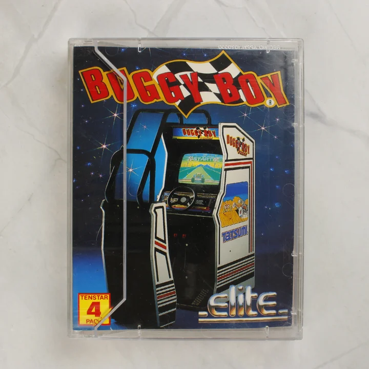 Buggy Boy Amiga játék tokban elölnézetből