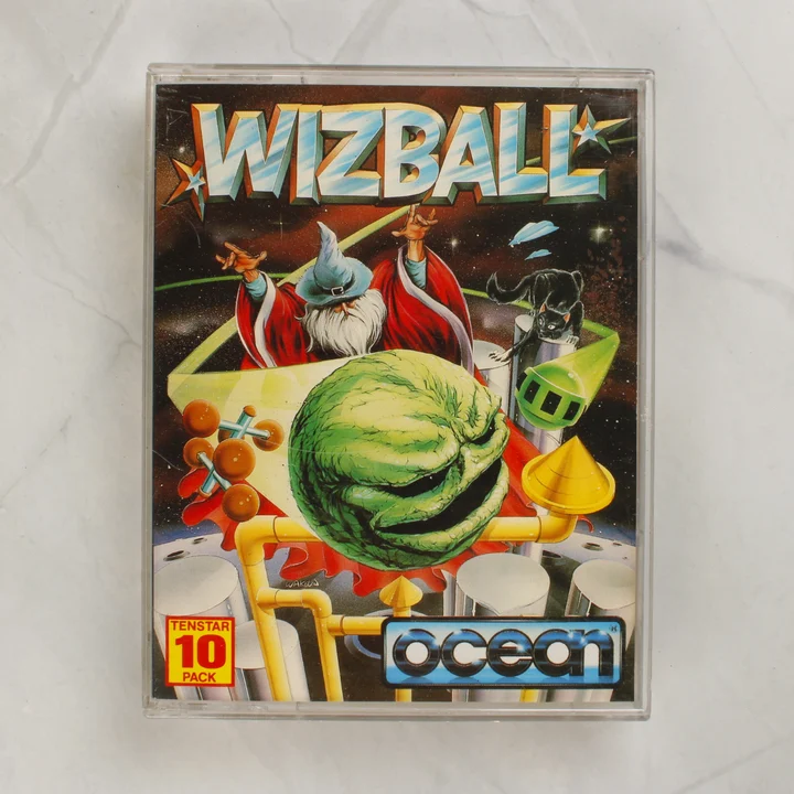 Wizball Amiga játék tokjának előlapja