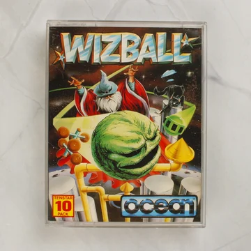 Wizball Amiga játék tokjának előlapja