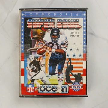 Super Bowl Commodore 64 videójáték előlapja