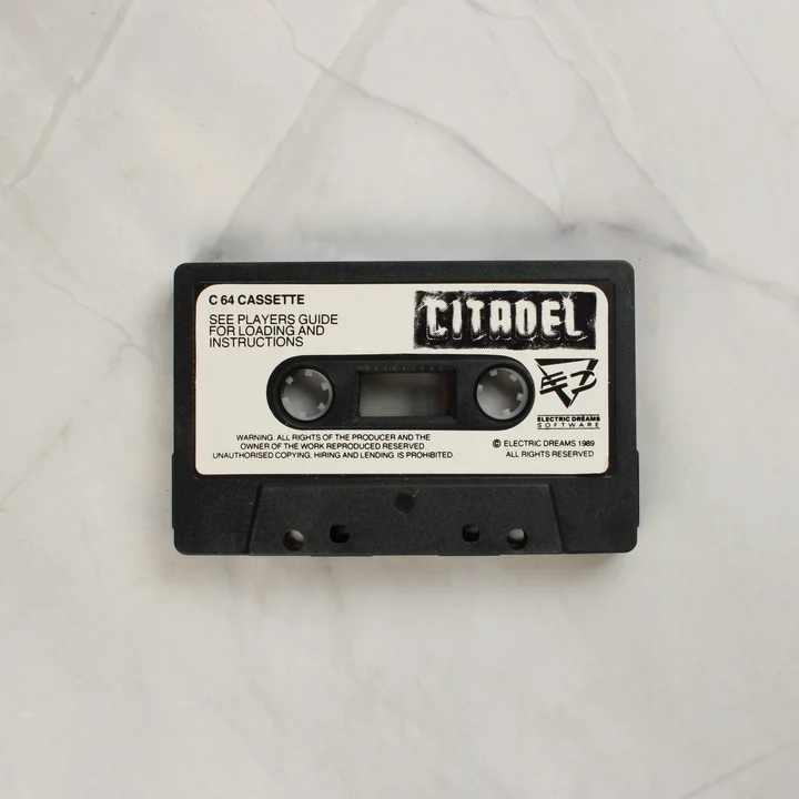 Citadel Commodore 64 fekete magnetofonkazetta