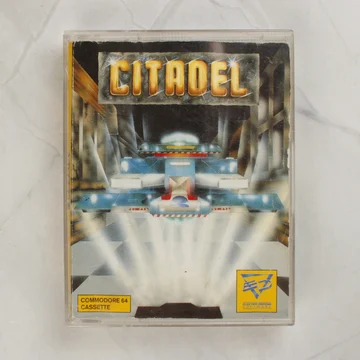 Citadel Commodore 64 játék kazetta tokban elölnézetből