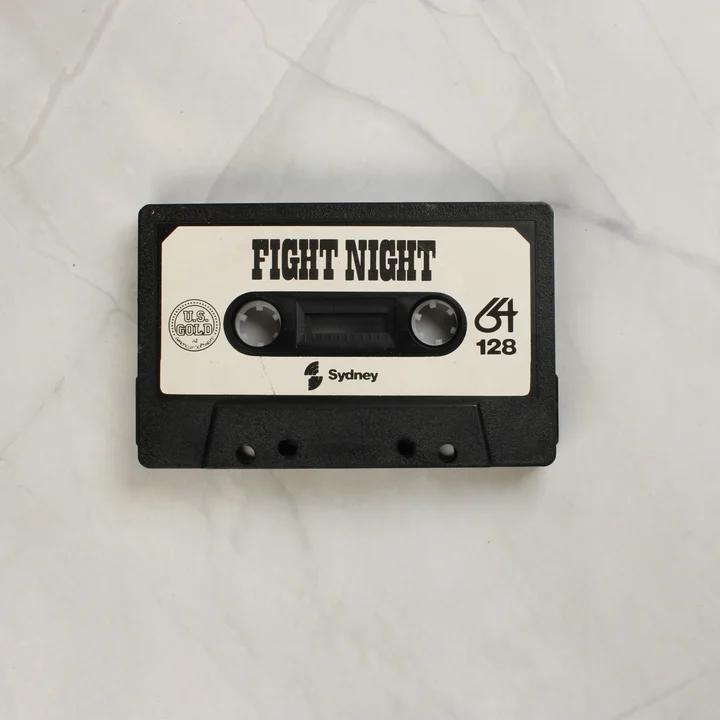 Fight Night videójáték kazetta Commodore 64-hez