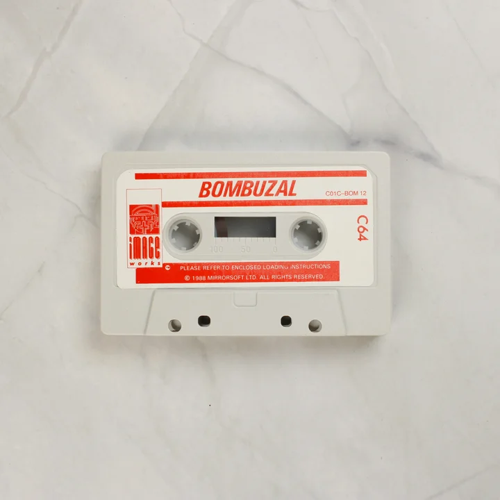 Bombuzal Commodore 64 adathordozó kazetta