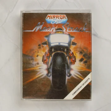 Mean Streak videójáték tokja elölről