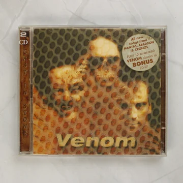 Venom Cast in Stone dupla CD előlapja