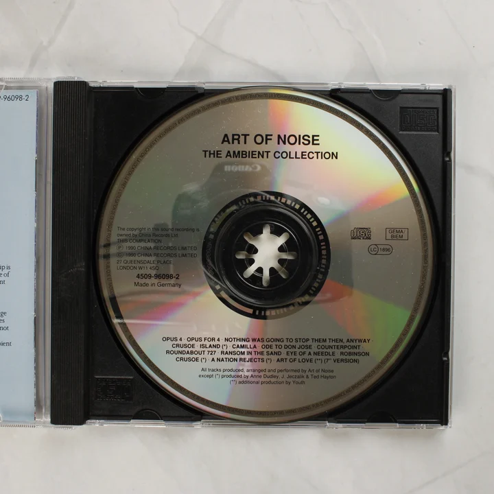 Art of Noise The Ambient Collection CD lemez a tokban