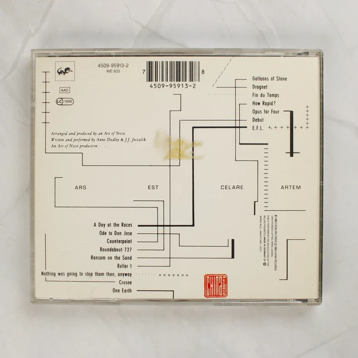 The Art of Noise In No Sense? Nonsense! CD hátlapja
