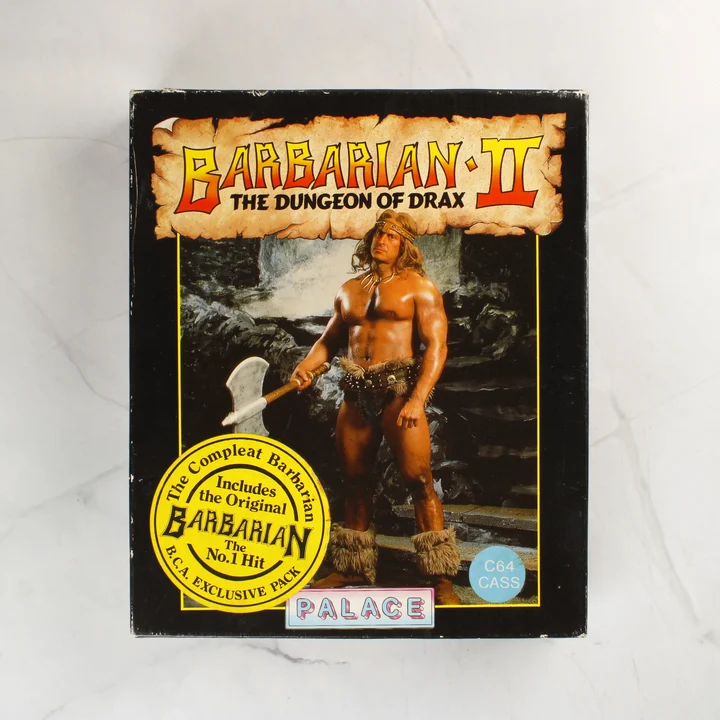 A Barbarian II: The Dungeon of Drax videójáték dobozának előlapja