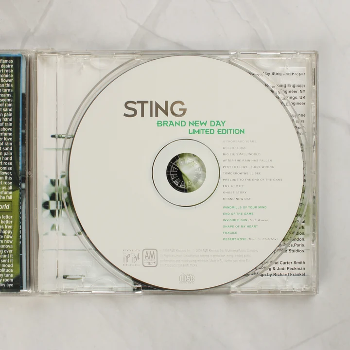 Sting Brand New Day Limited Edition CD lemez a tokban