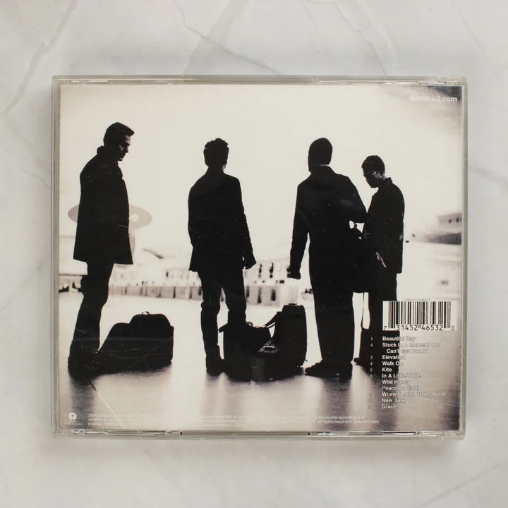 U2 All That You Can't Leave Behind CD hátlapja