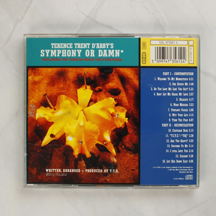 Terence Trent D'Arby Symphony or Damn CD hátlapja