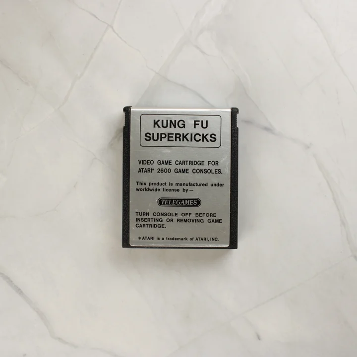 Kung Fu Superkicks Atari 2600 játék cartridge