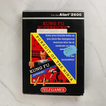 Kung Fu Superkicks Atari 2600 játék dobozának előlapja