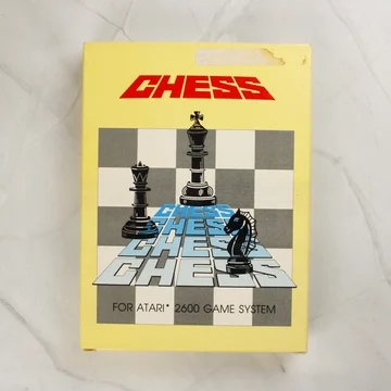 Chess videójáték dobozának előlapja Atari 2600-hoz