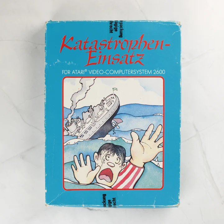 Katastrophen-Einsatz Atari 2600 játék dobozának előlapja