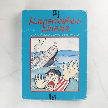 Katastrophen-Einsatz Atari 2600 játék dobozának előlapja
