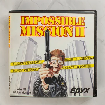Impossible Mission II Atari ST videójáték előlapi borítója