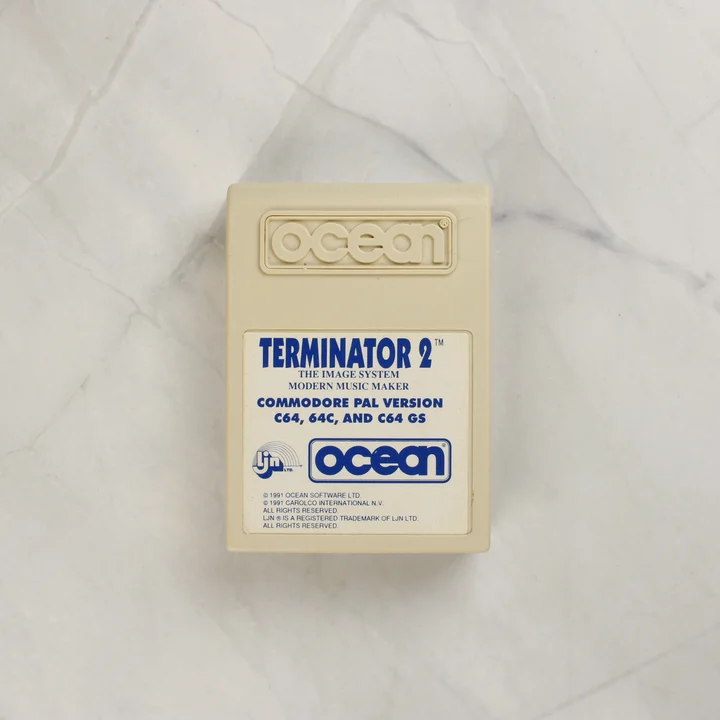 Terminator 2 Judgment Day Commodore 64 cartridge