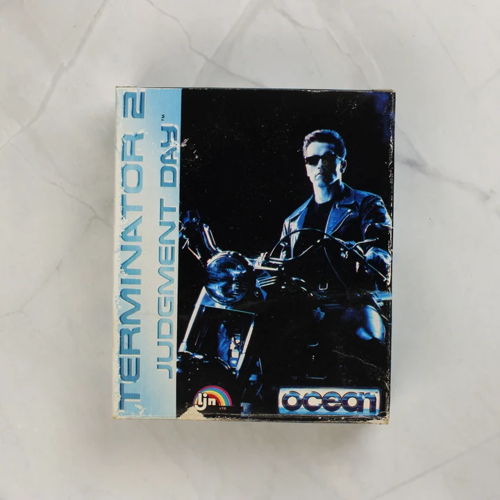 Terminator 2 Judgment Day Commodore 64 játék doboza elölről