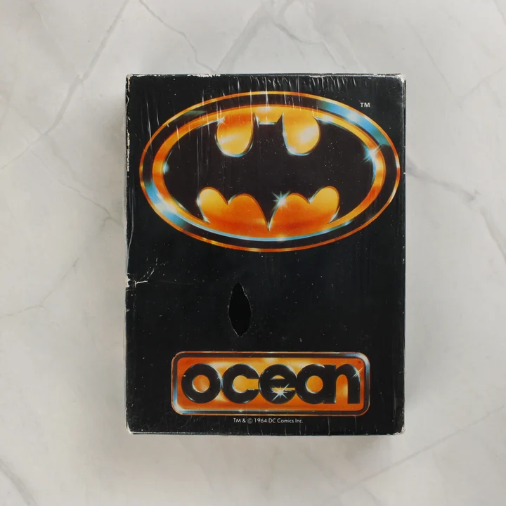 Batman videójáték dobozának előlapja Ocean logóval