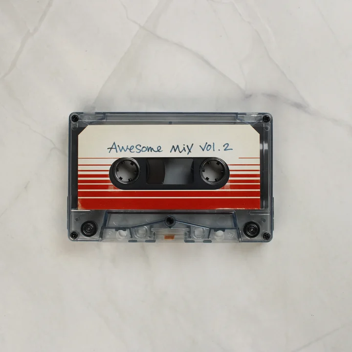 Awesome Mix Vol. 2 magnókazetta tok nélkül