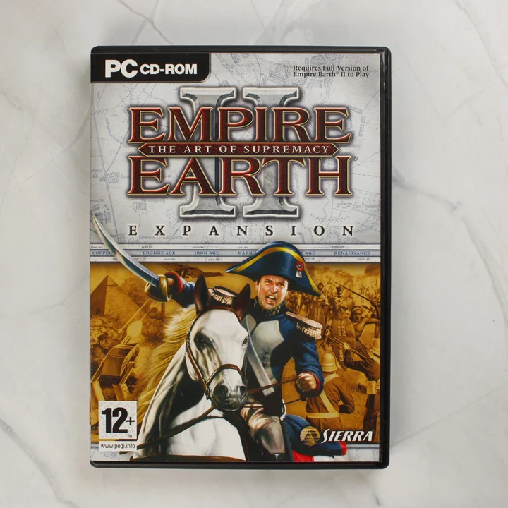 Empire Earth II The Art of Supremacy kiegészítő tokja