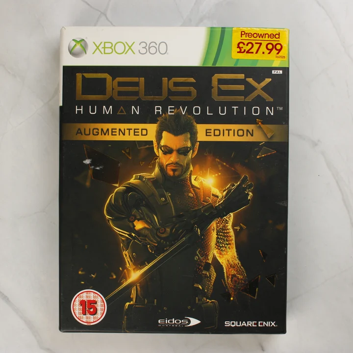 Deus Ex: Human Revolution Augmented Edition Xbox 360 első borító