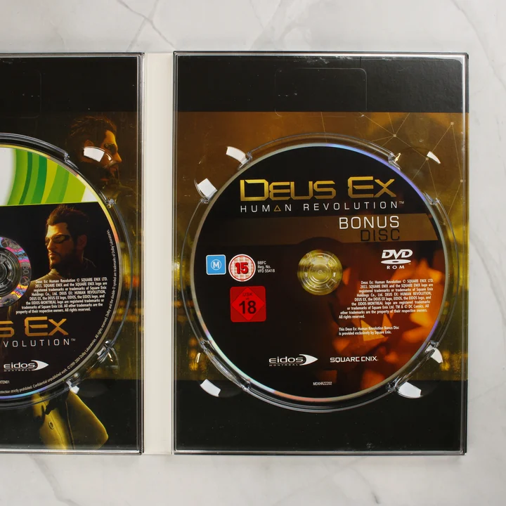 Deus Ex: Human Revolution bónusz DVD lemez