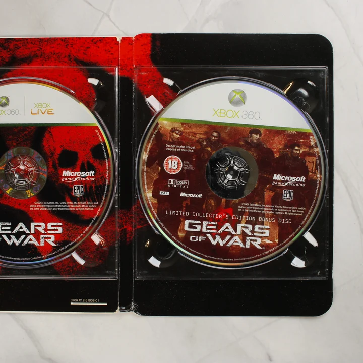 Gears of War bónusz lemez közeli képe