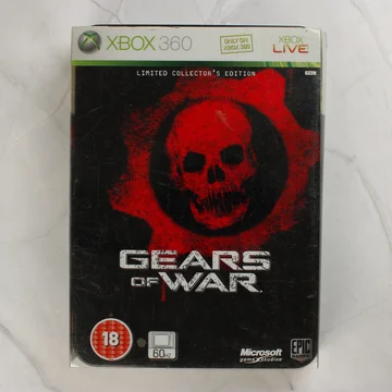 Gears of War Limited Collector's Edition Xbox 360 fém doboz elölnézete