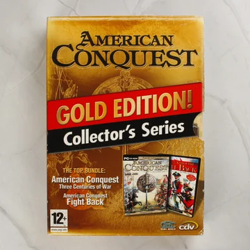 American Conquest Gold Edition díszdoboz elölnézete