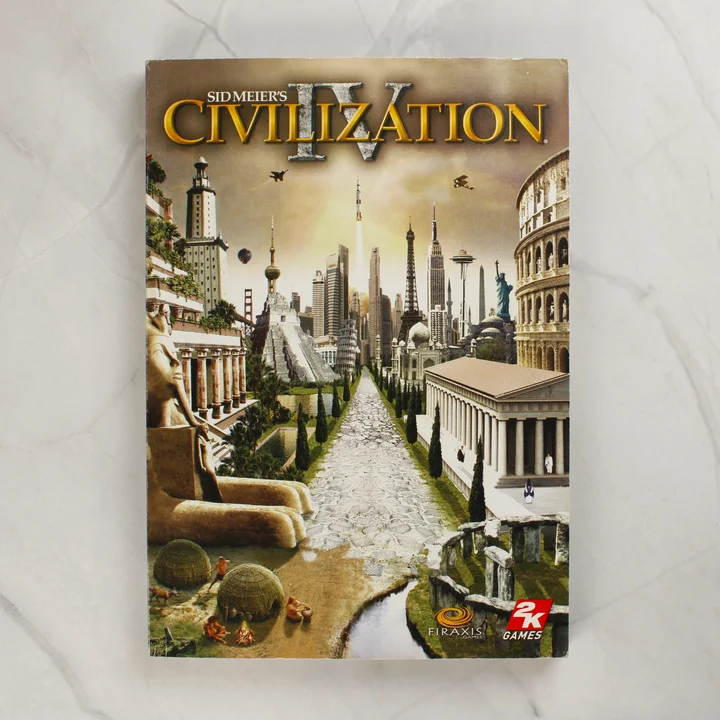 Sid Meier's Civilization IV belső műanyag tok borítója