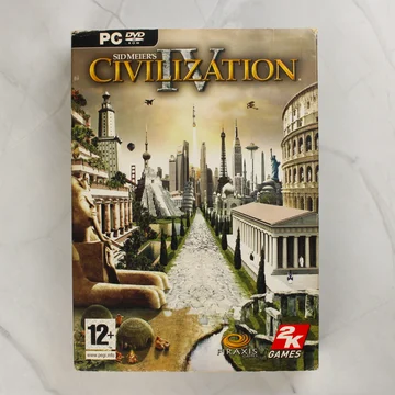 Sid Meier's Civilization IV PC játék külső kartondoboza elölről