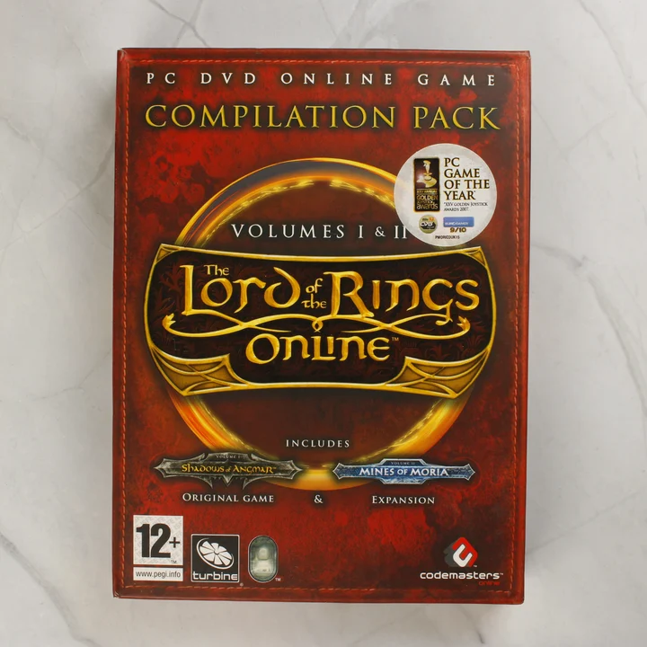 The Lord of the Rings Online Compilation Pack PC játék dobozának előlapja