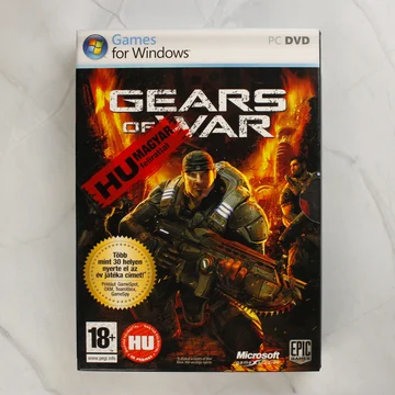 Gears of War PC játék karton védőborítója elölről