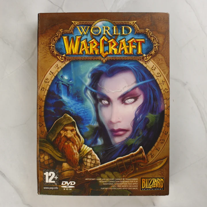 World of Warcraft videójáték dobozának eleje