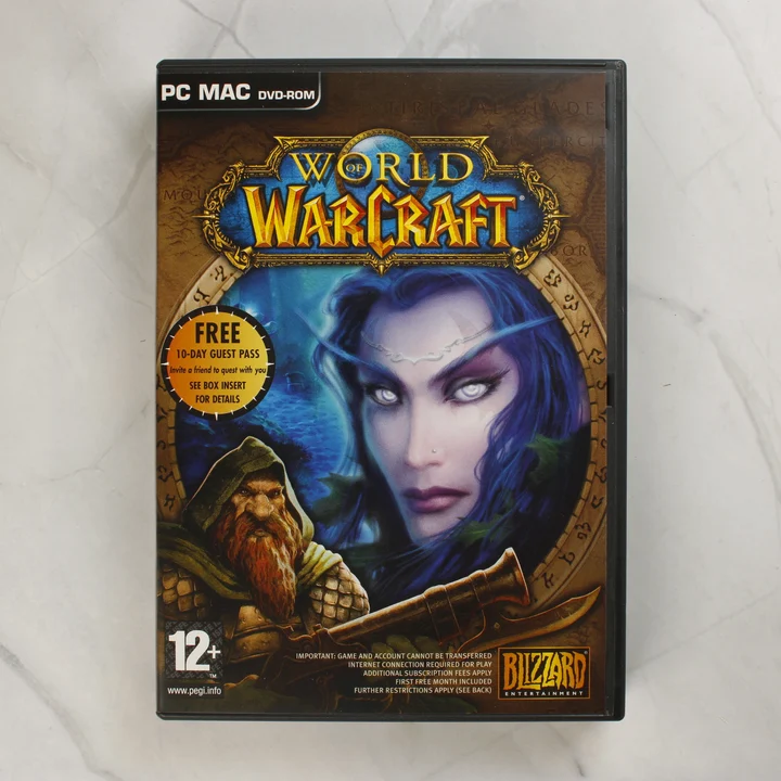 World of Warcraft belső DVD-tok