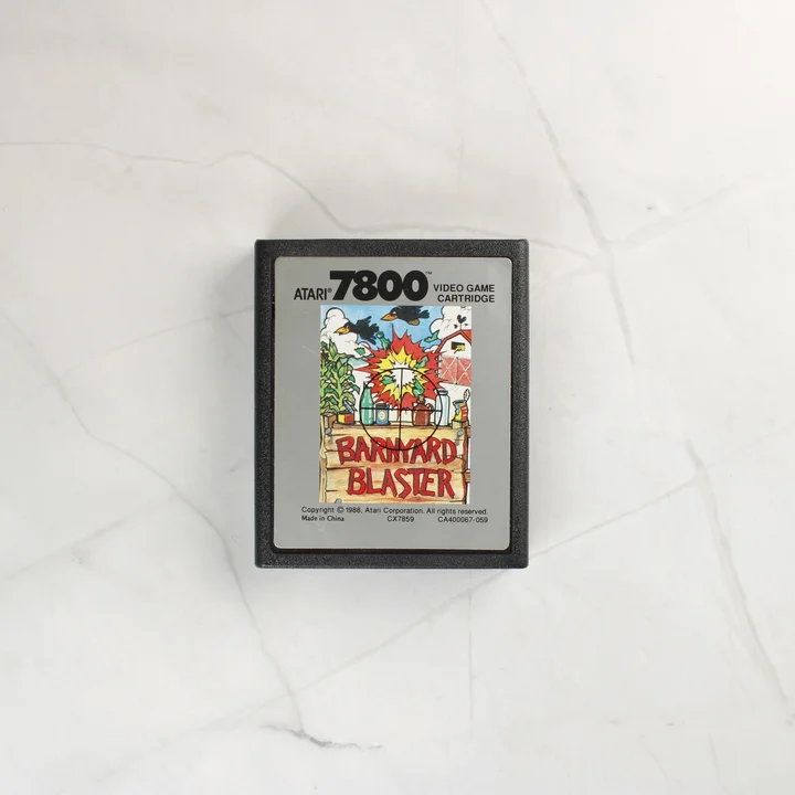 Barnyard Blaster Atari 7800 játék cartridge