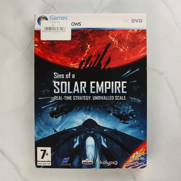 Sins of a Solar Empire PC játék dobozának előlapja